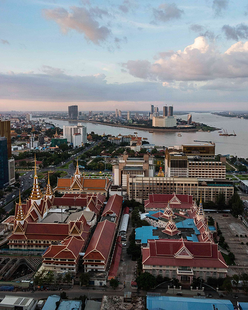 Cityscape of Phnom Penh